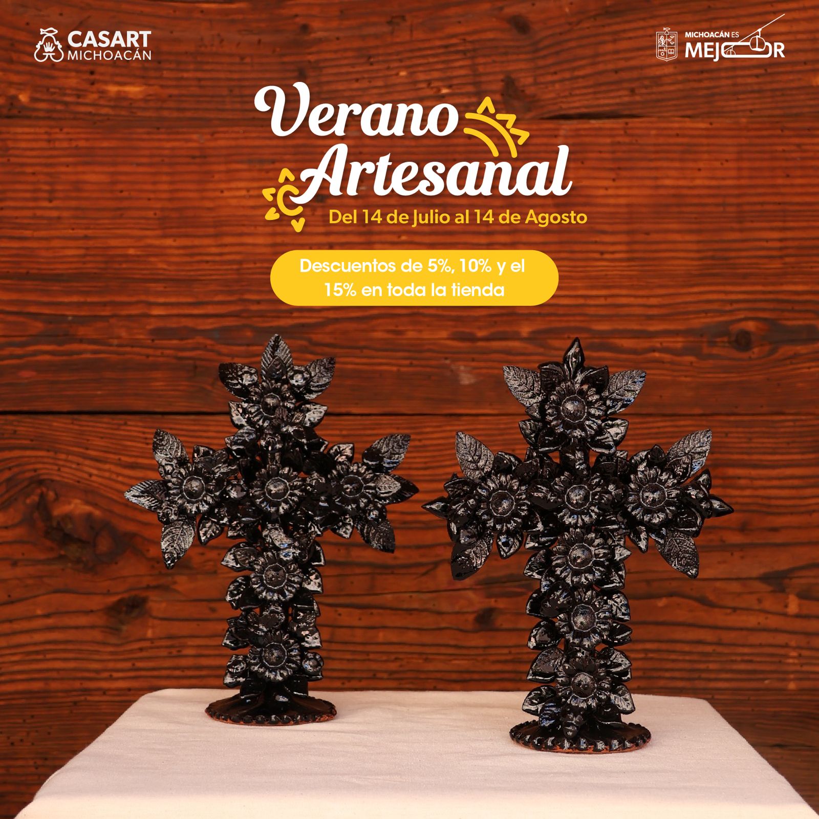 ¡Rebajas de verano en Casart! Aprovecha hasta el 15 % de descuento en todas las piezas