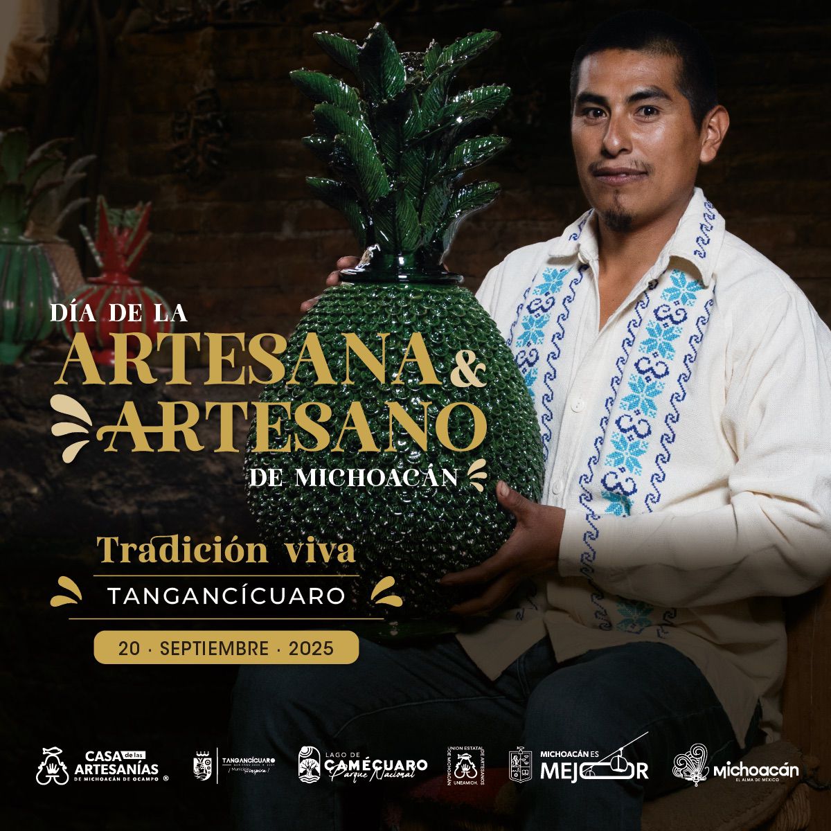 Lago de Camécuaro albergará festejo del Día de la Artesana y Artesano Michoacano: Casart 