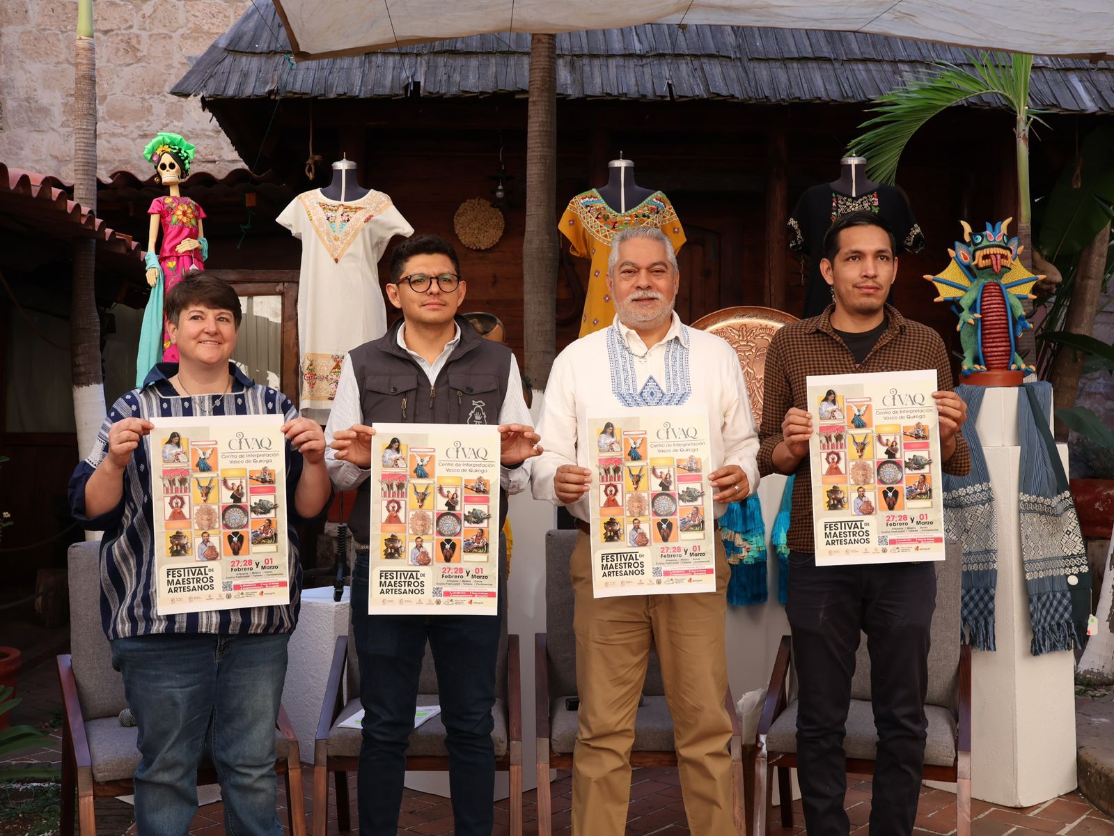 El talento michoacano se reúne en el Festival de Maestros Artesanos en Pátzcuaro